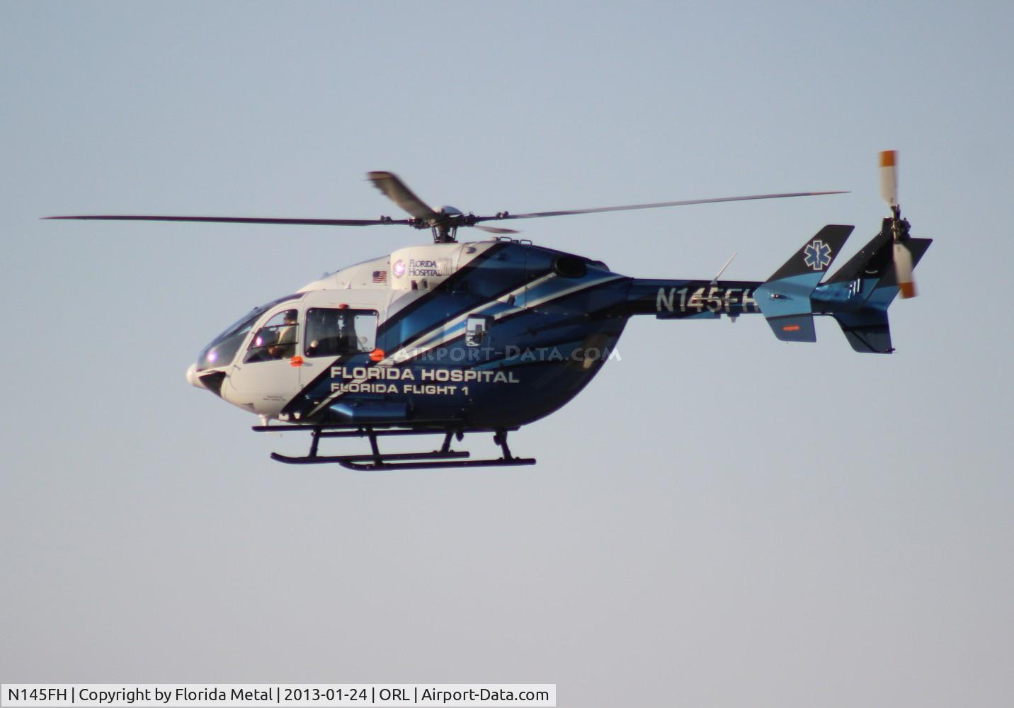 N145FH, 2004 Eurocopter-Kawasaki EC-145 (BK-117C-2) C/N 9047, Florida Hospital EC-145