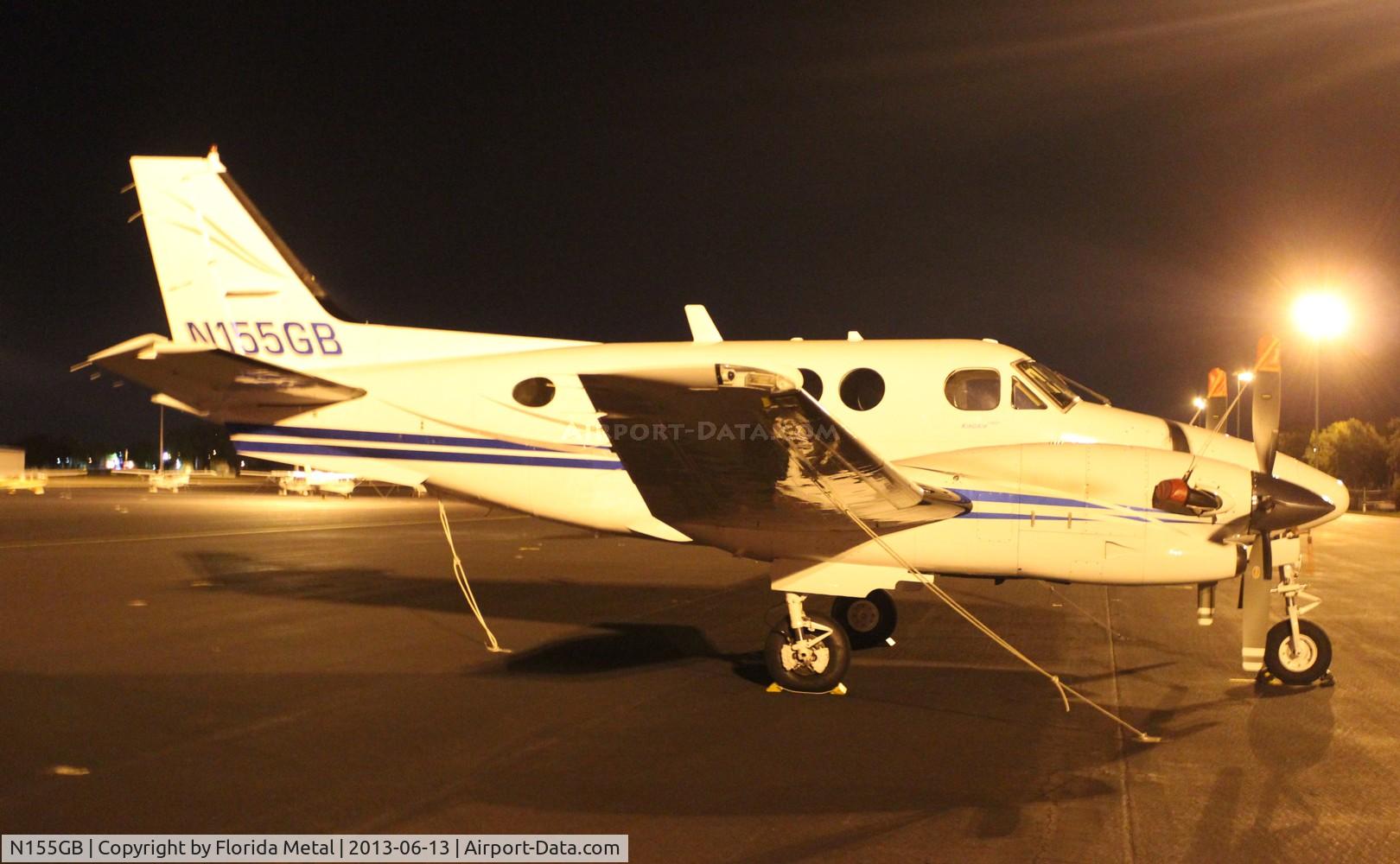 N155GB, Beech C90A King Air C/N LJ-1107, Beech C90A