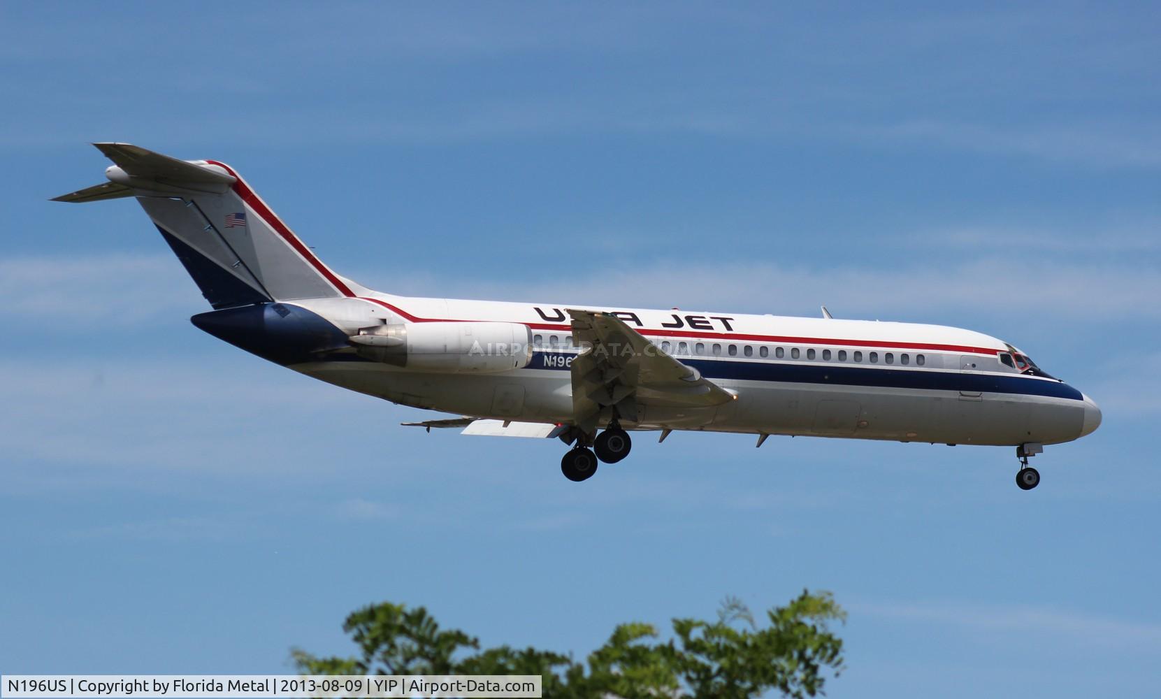 N196US, 1967 Douglas DC-9-15F C/N 47155, USA Jet DC-9-15