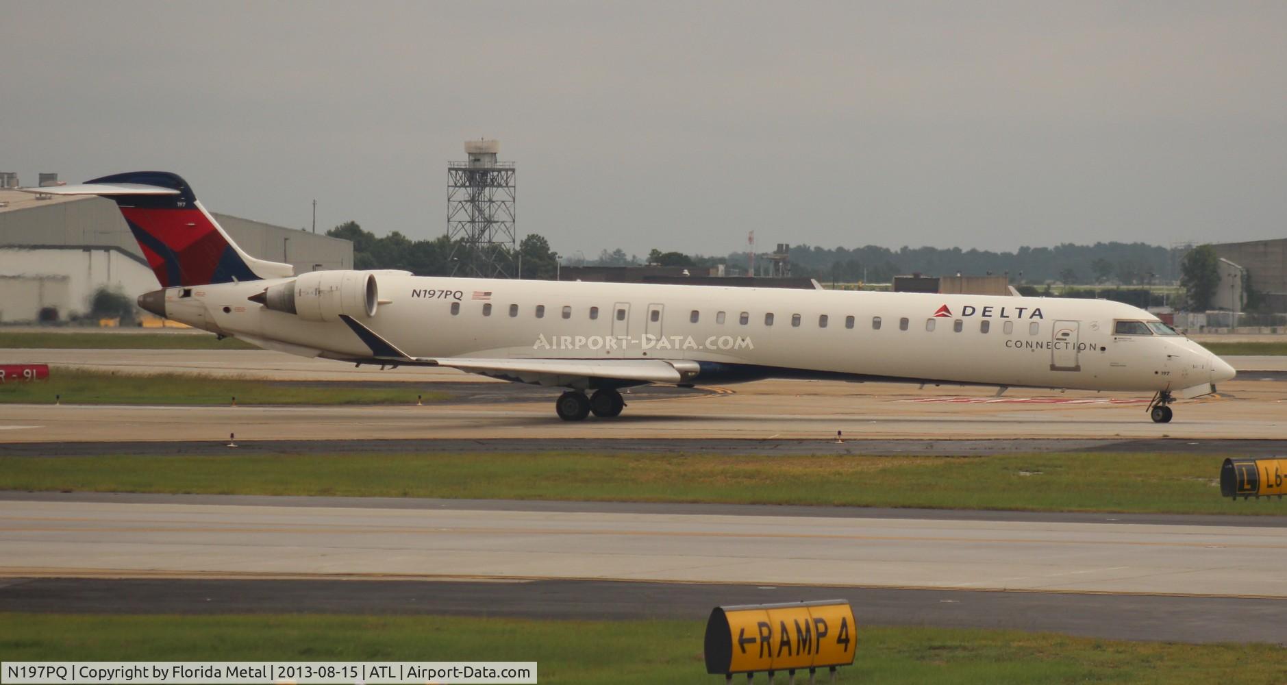 N197PQ, 2008 Bombardier CRJ-900ER (CL-600-2D24) C/N 15197, Delta Connection CRJ-900