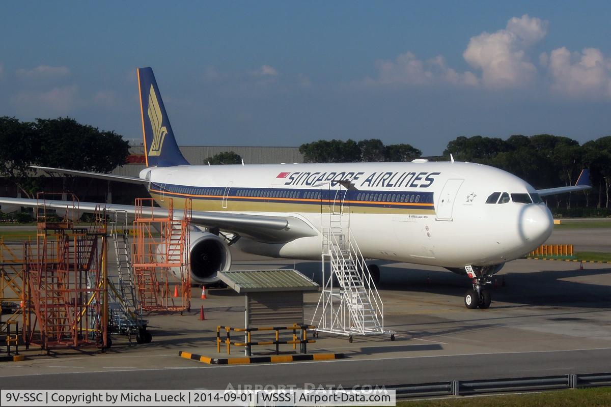 9V-SSC, 2014 Airbus A330-343 C/N 1544, At Changi