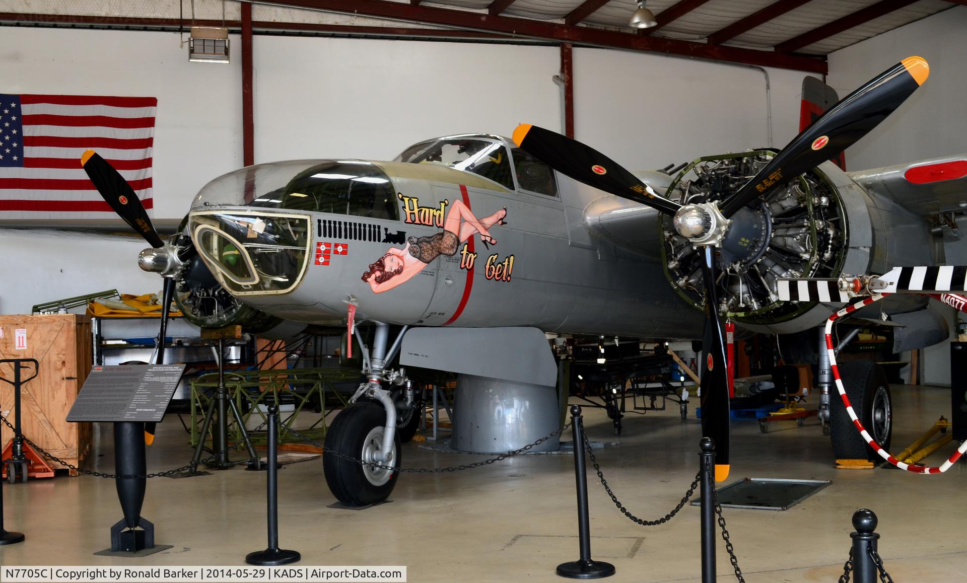 N7705C, 1944 Douglas B-26 C/N 44-35710, 44-35710  Cavanaugh Flight Museum, Addison, TX