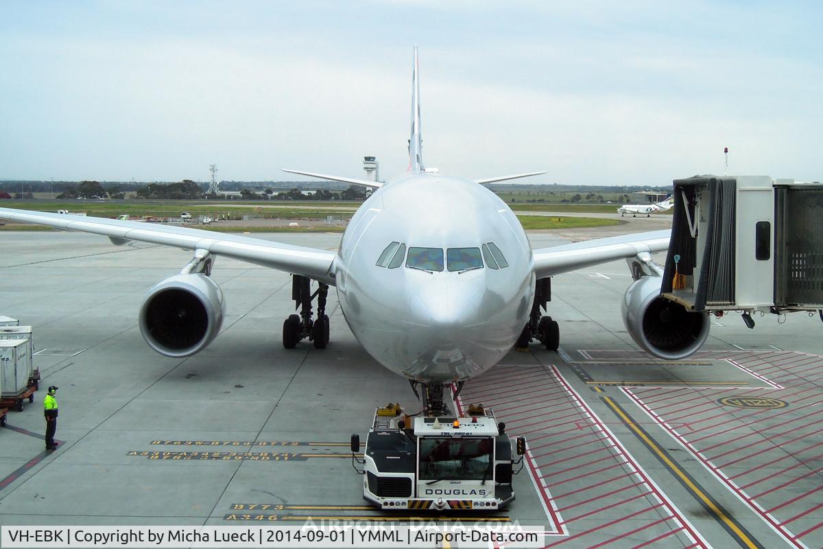 VH-EBK, 2008 Airbus A330-202 C/N 945, Former QF bird, now with subsidiary JQ