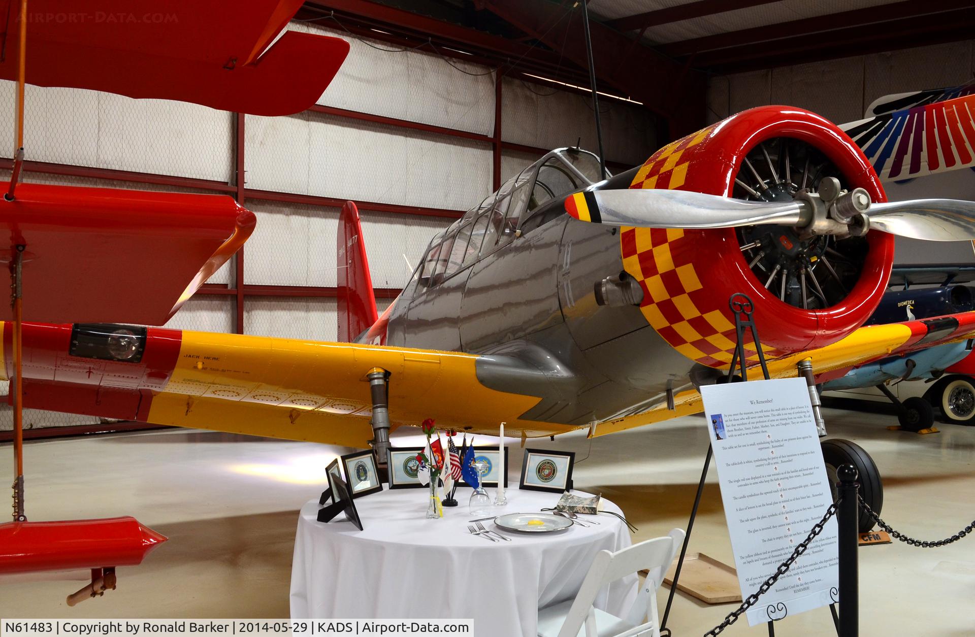 N61483, 1943 Consolidated Vultee SNV-2 C/N 79-1420, Cavanaugh Flight Museum, Addison, TX