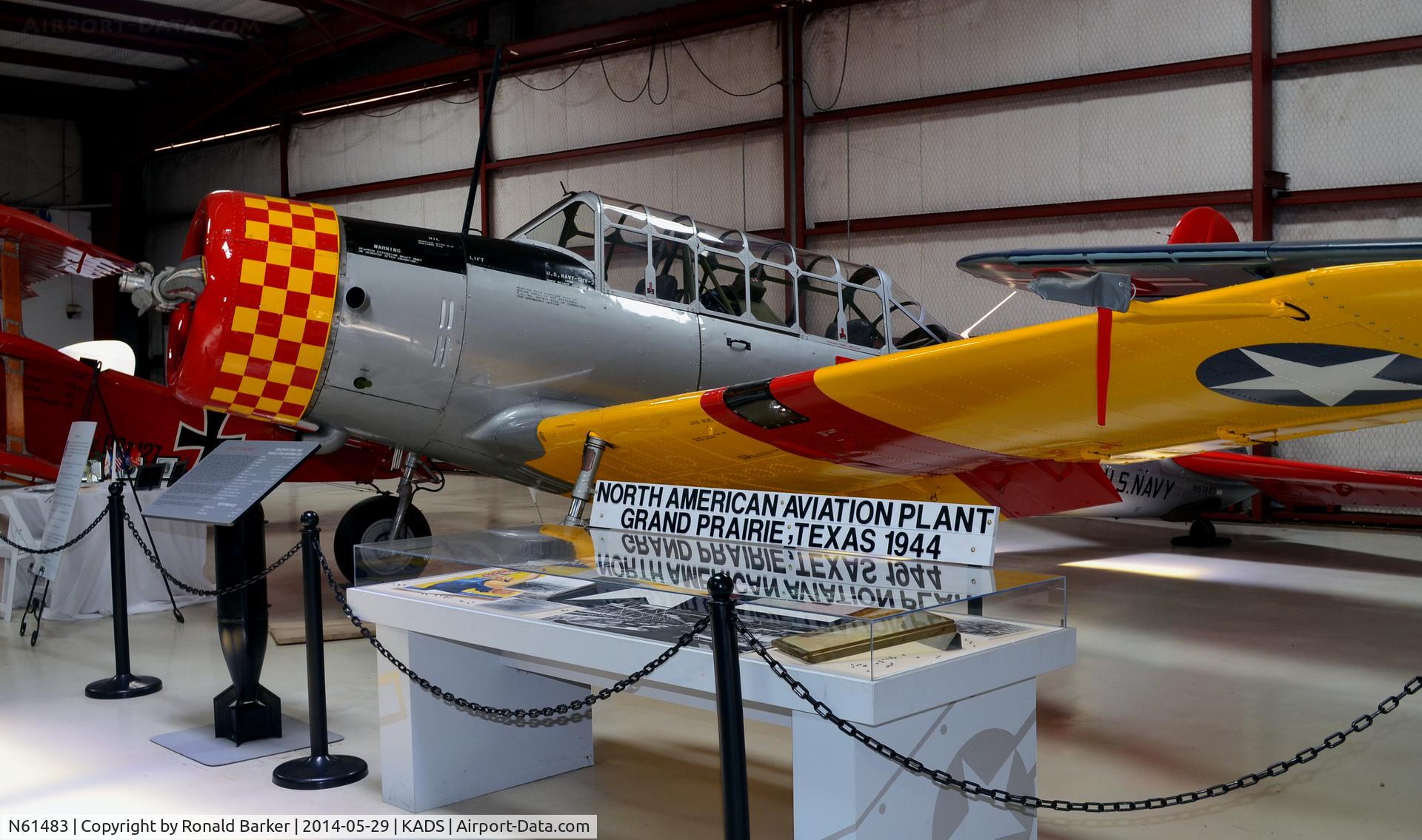 N61483, 1943 Consolidated Vultee SNV-2 C/N 79-1420, Cavanaugh Flight Museum, Addison, TX