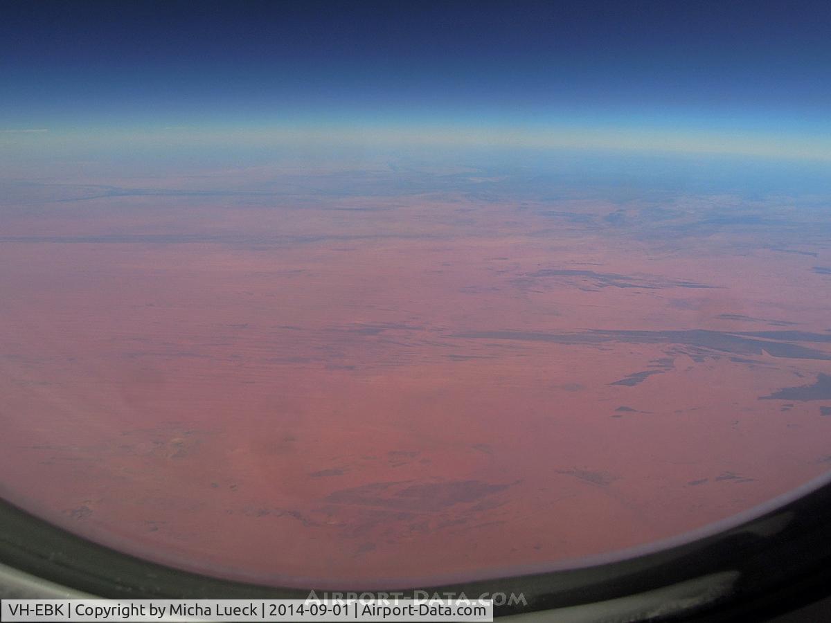 VH-EBK, 2008 Airbus A330-202 C/N 945, Australia's Outback (MEL-SIN)