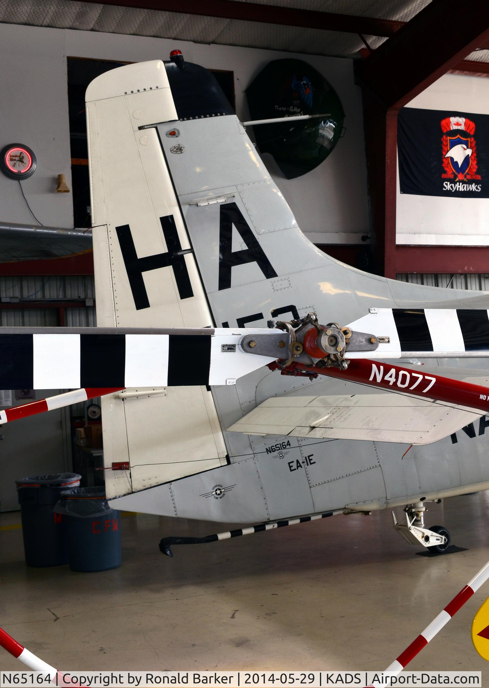 N65164, 1955 Douglas EA-1E Skyraider AD-5W C/N 55-471DH, Cavanaugh Flight Museum, Addison, TX