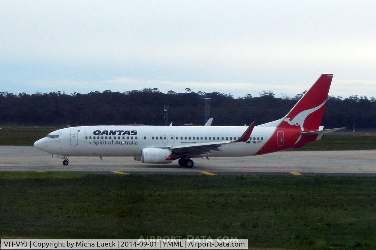 VH-VYJ, 2005 Boeing 737-838 C/N 34182, At Tullamarine