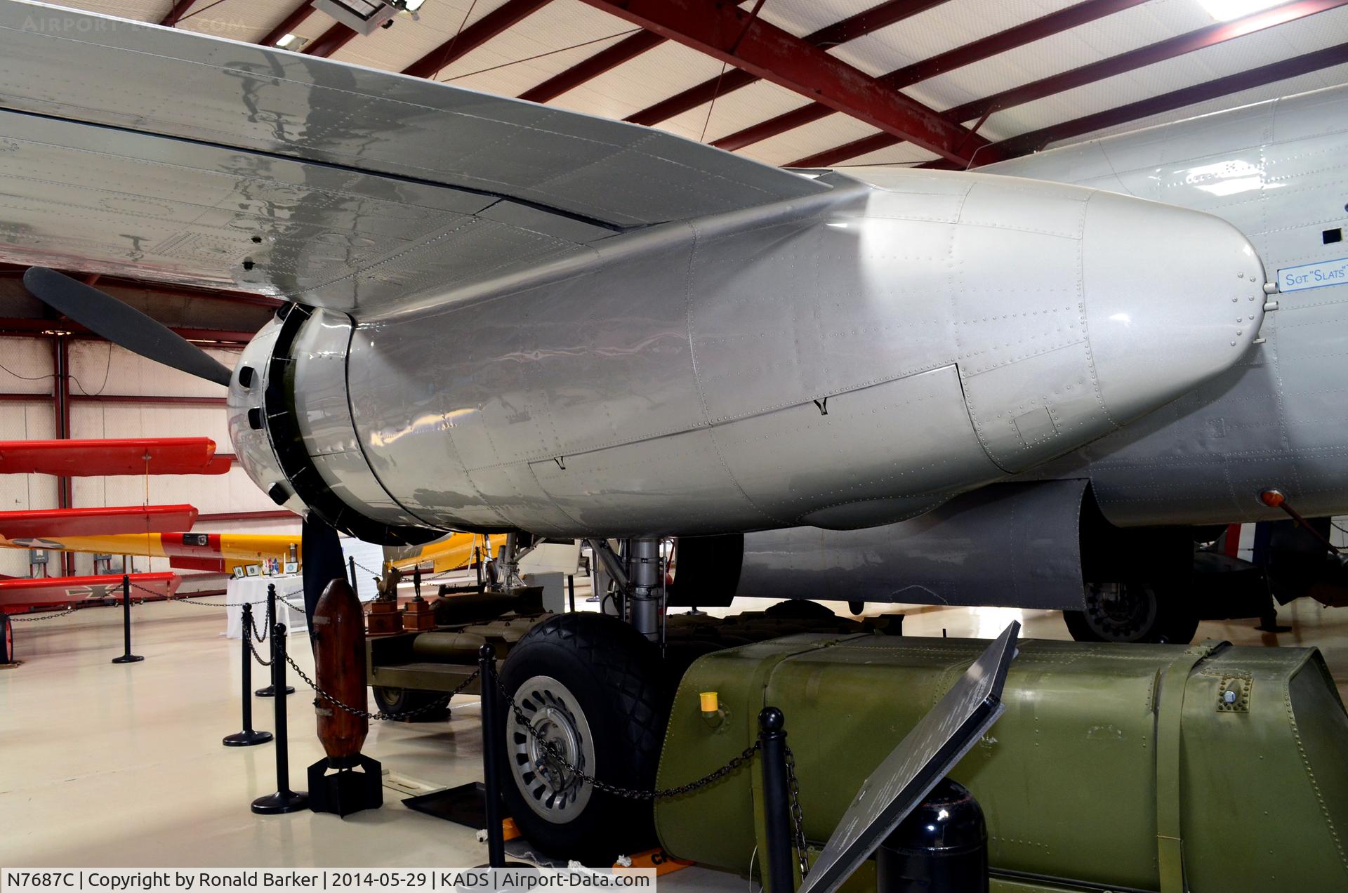 N7687C, 1944 North American TB-25N Mitchell C/N 108-32200, Cavanaugh Flight Museum, Addison, TX
