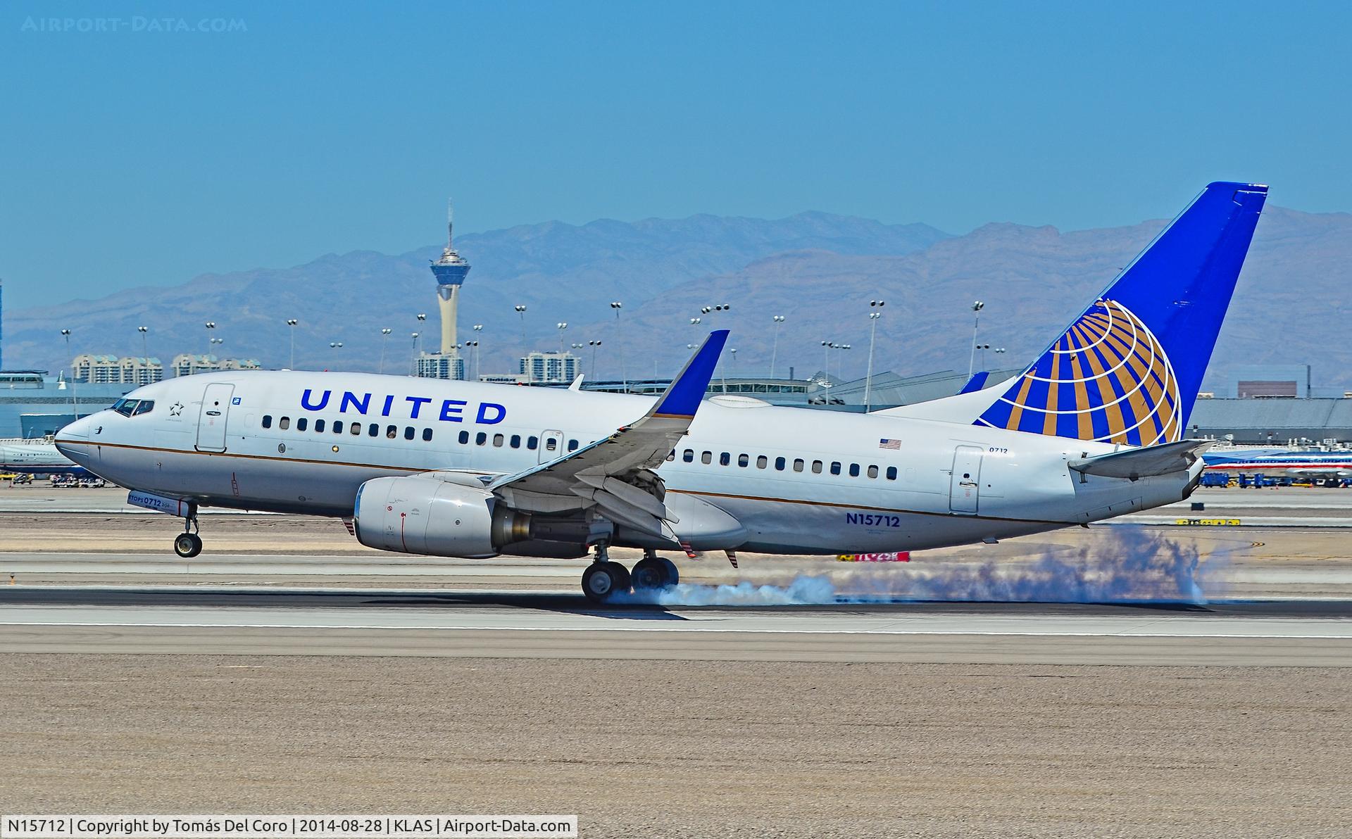N15712, 1998 Boeing 737-724 C/N 28783, N15712 United Airlines 1998 Boeing 737-724 - cn 28783 / ln 105 - 

Las Vegas - McCarran International Airport (LAS / KLAS)
USA - Nevada August 28, 2014
Photo: Tomás Del Coro