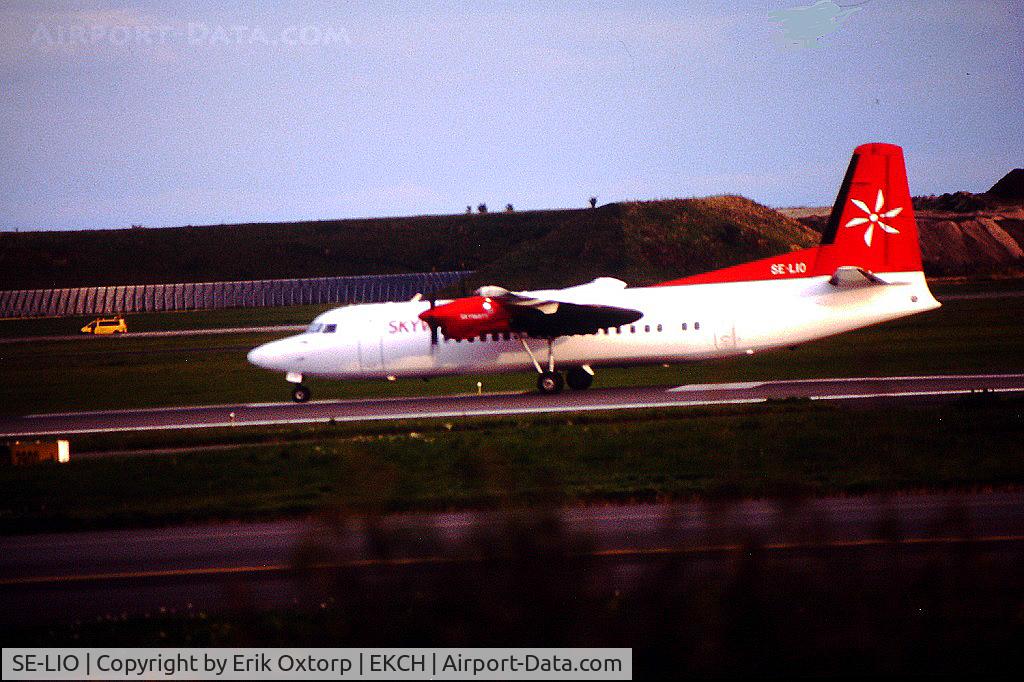 SE-LIO, 1989 Fokker 50 C/N 20146, SE-LIO in CPH 2008-10