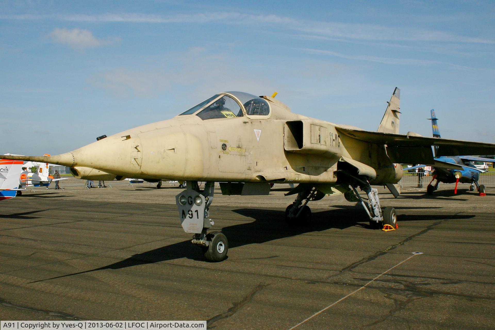 A91, Sepecat Jaguar A C/N A91, Sepecat Jaguar (11-YG), Canopee Museum, Châteaudun Air Base 279 (LFOC)