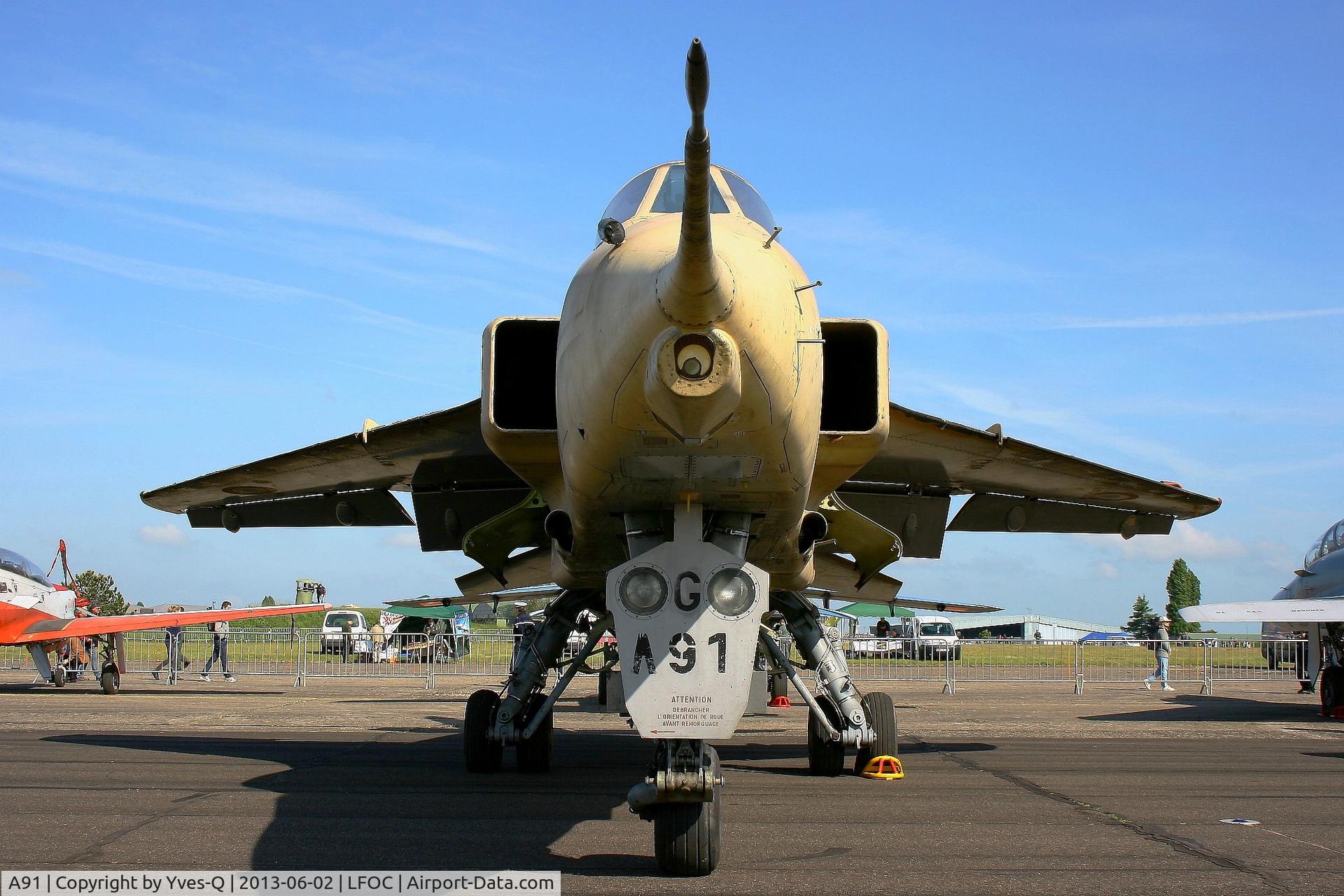 A91, Sepecat Jaguar A C/N A91, Sepecat Jaguar (11-YG), Canopee Museum, Châteaudun Air Base 279 (LFOC)