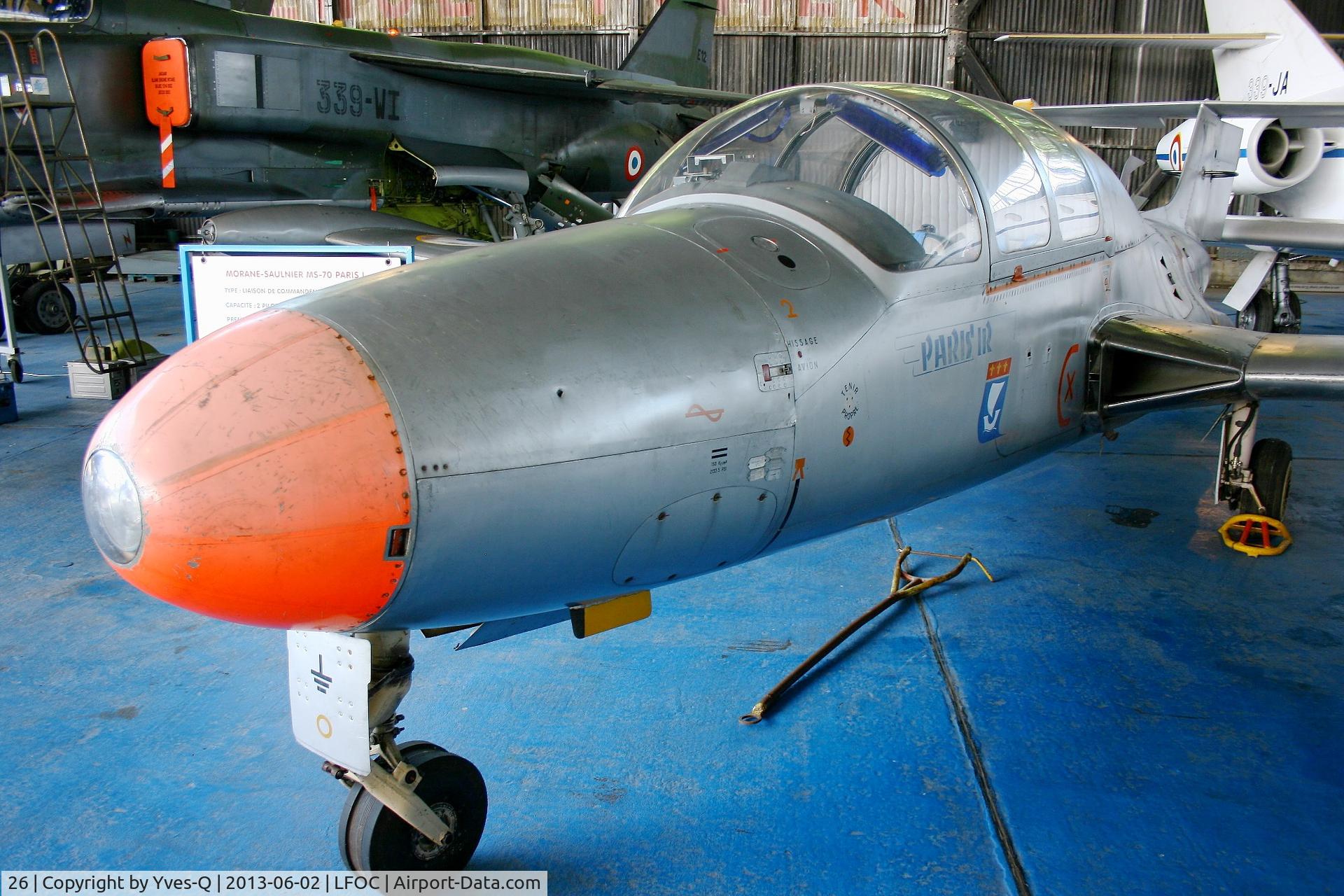 26, Morane-Saulnier MS.760 Paris C/N 26, Morane-Saulnier MS760 Paris (128-VP), Canopée Museum Châteaudun Air Base 279 (LFOC)