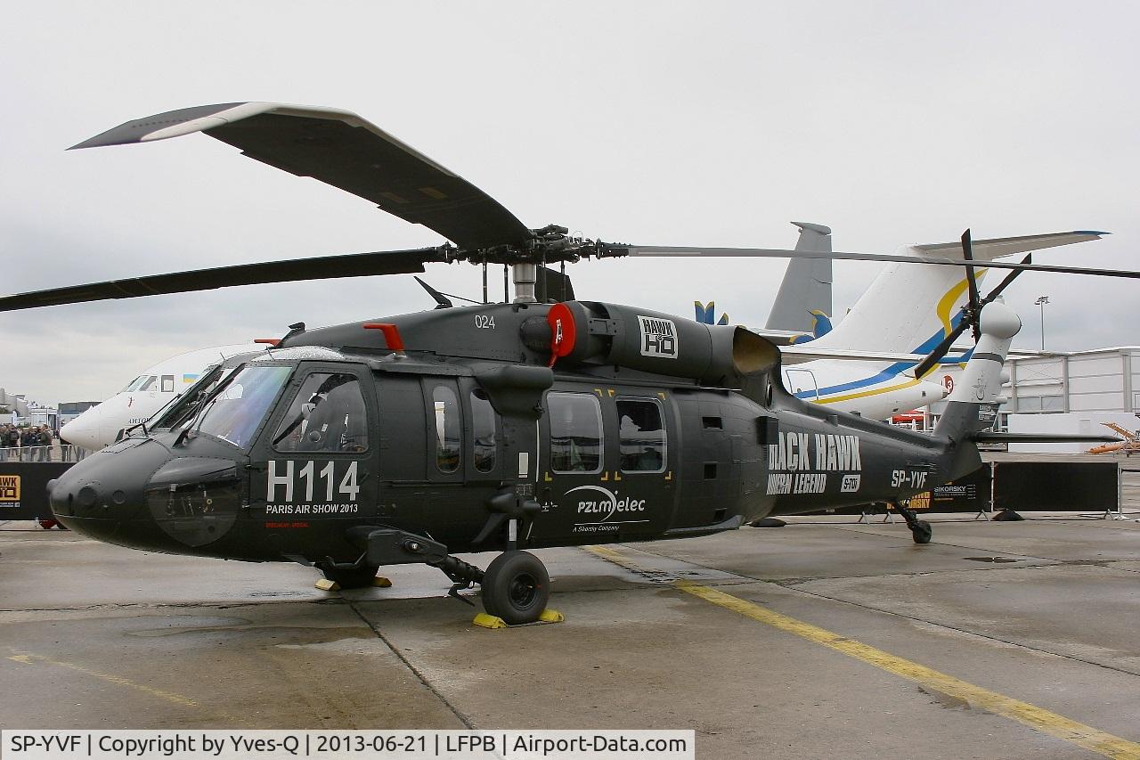 SP-YVF, 2011 Sikorsky S-70i Black Hawk C/N 0007/70-3743, Sikorsky S-70i Black Hawk, Paris-Le Bourget Air Show 2013
