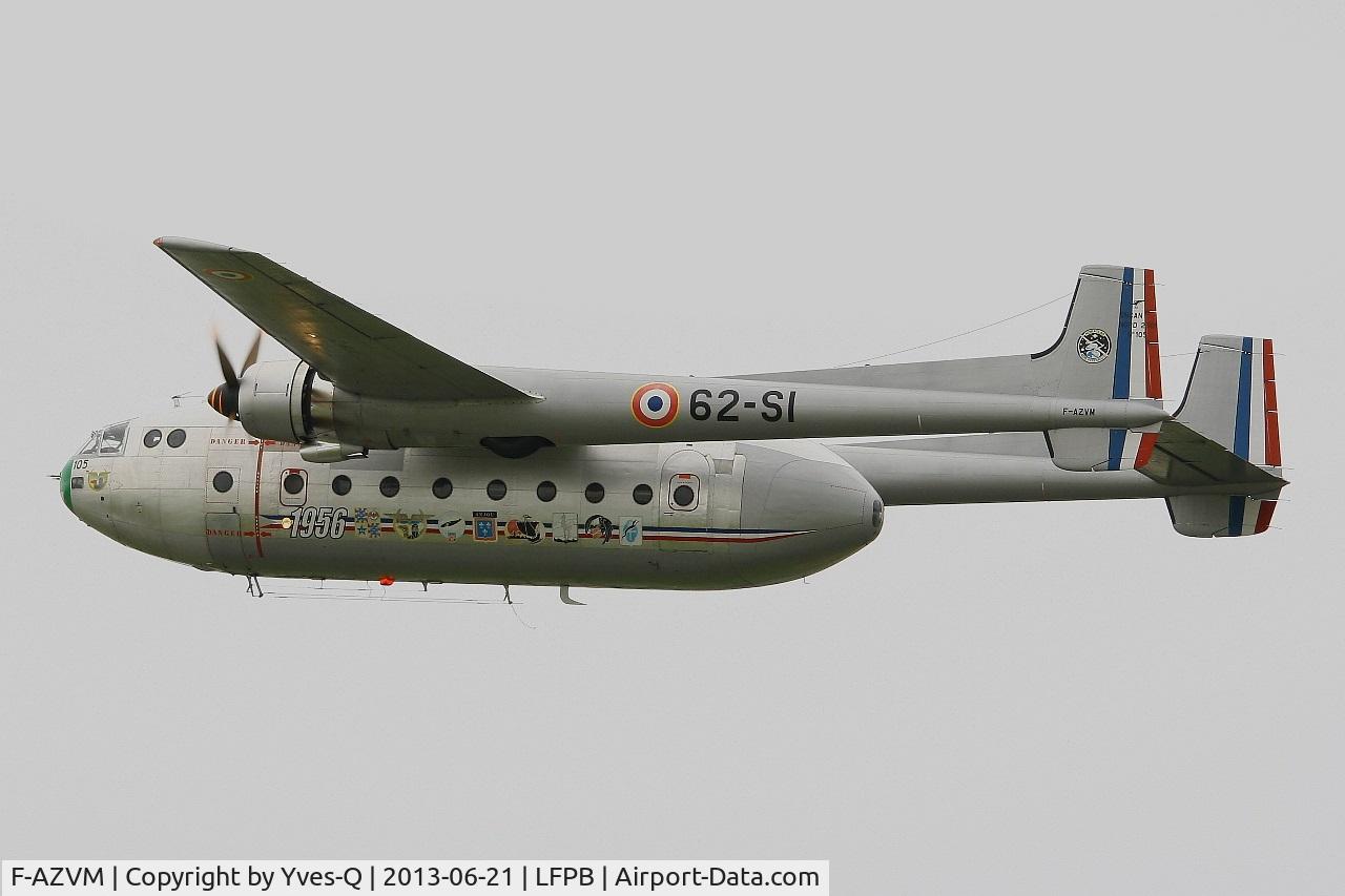 F-AZVM, 1956 Nord N-2501F Noratlas C/N 105, Nord N-2501F Noratlas, Solo display, Paris-Le Bourget Air Show 2013
