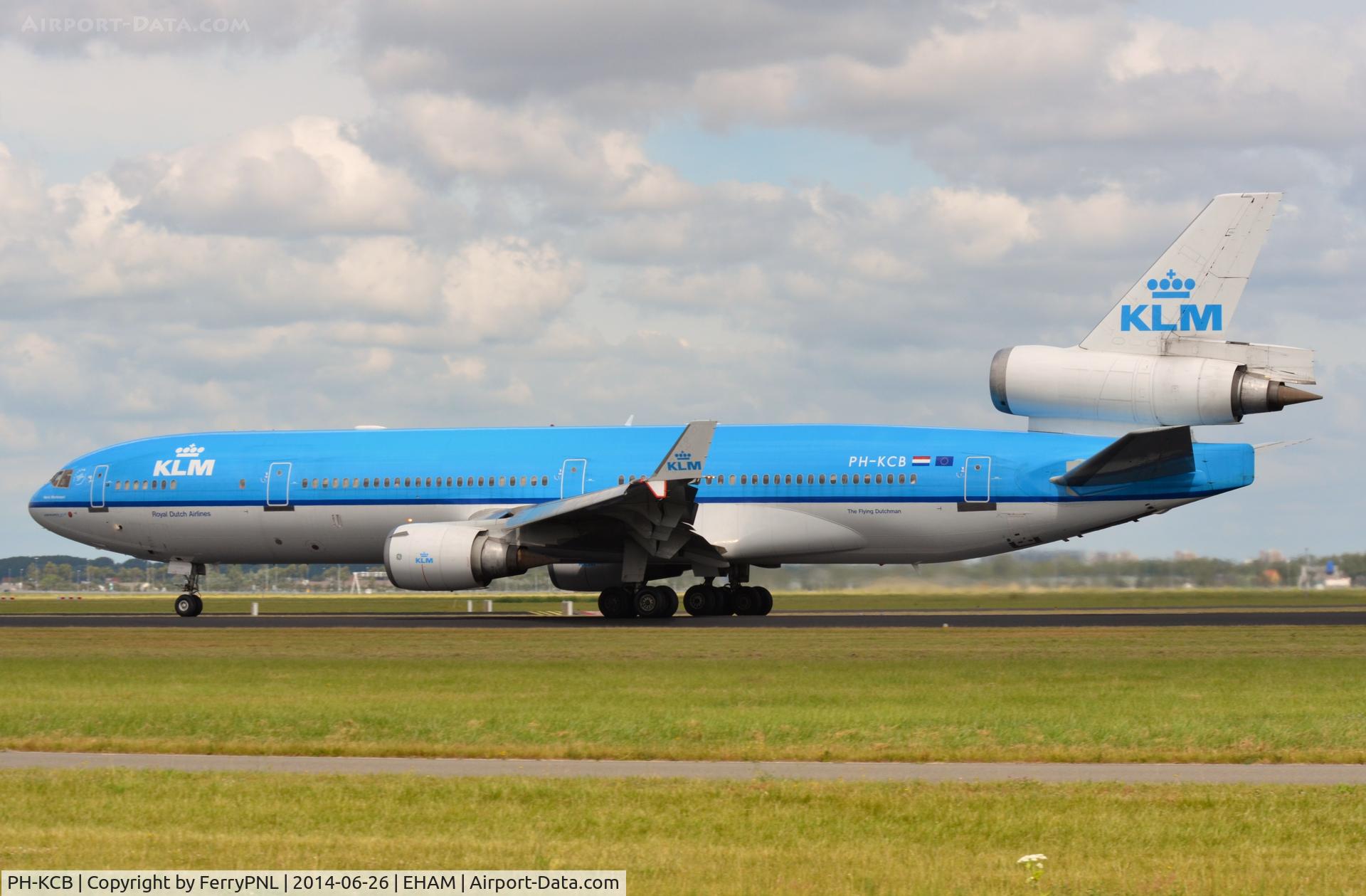 PH-KCB, 1994 McDonnell Douglas MD-11 C/N 48556, Last season for KLM MD11.