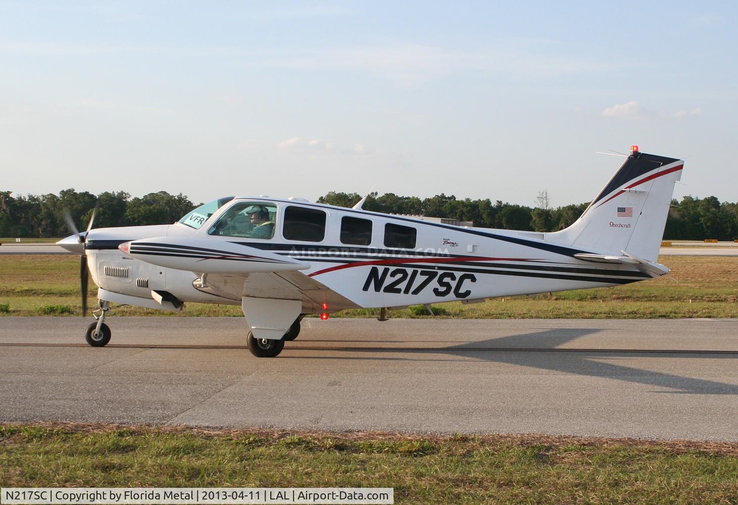 N217SC, 1999 Raytheon Aircraft Company A36 Bonanza C/N E-3221, Beech A36