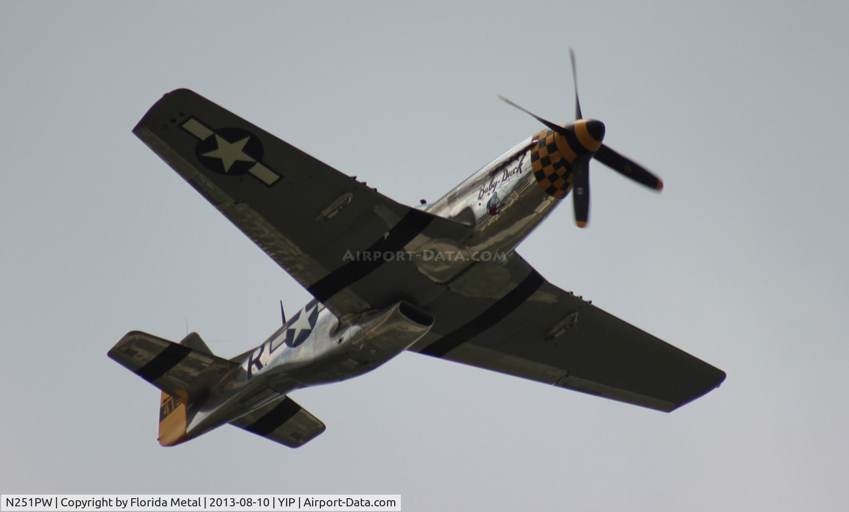 N251PW, 1944 North American P-51D Mustang C/N 122-31945, P-51D Baby Duck
