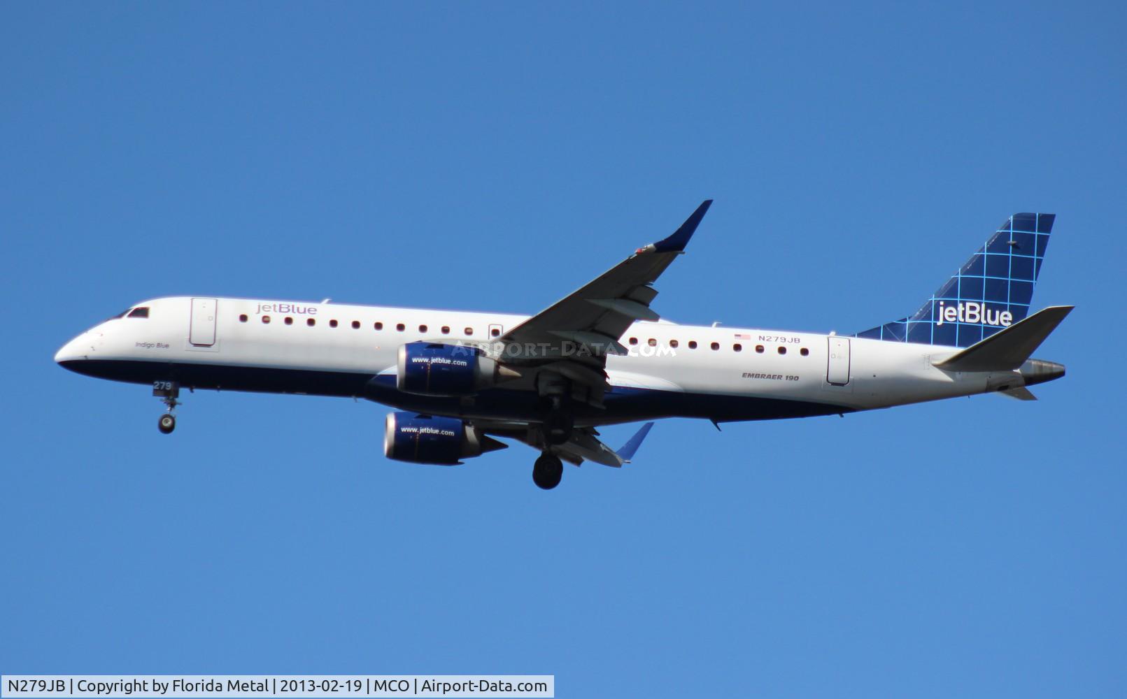N279JB, 2007 Embraer 190AR (ERJ-190-100IGW) C/N 19000090, Jet Blue E190