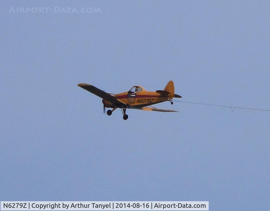 N6279Z, 1960 Piper PA-25 Pawnee C/N 25-346, Advertising over Ocean City, NJ