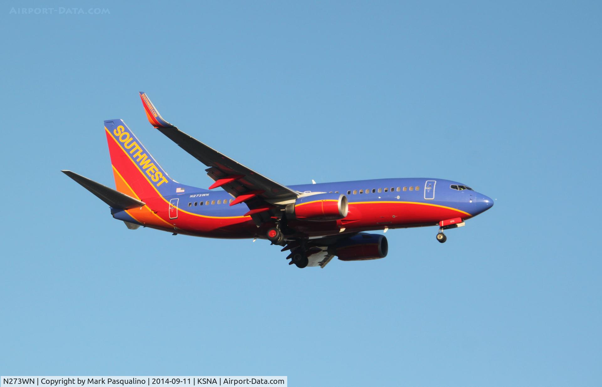 N273WN, 2007 Boeing 737-7H4 C/N 32528, Boeing 737-700