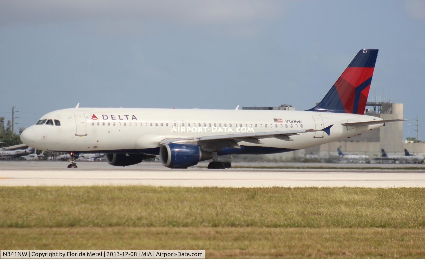 N341NW, 1992 Airbus A320-212 C/N 380, Delta A320