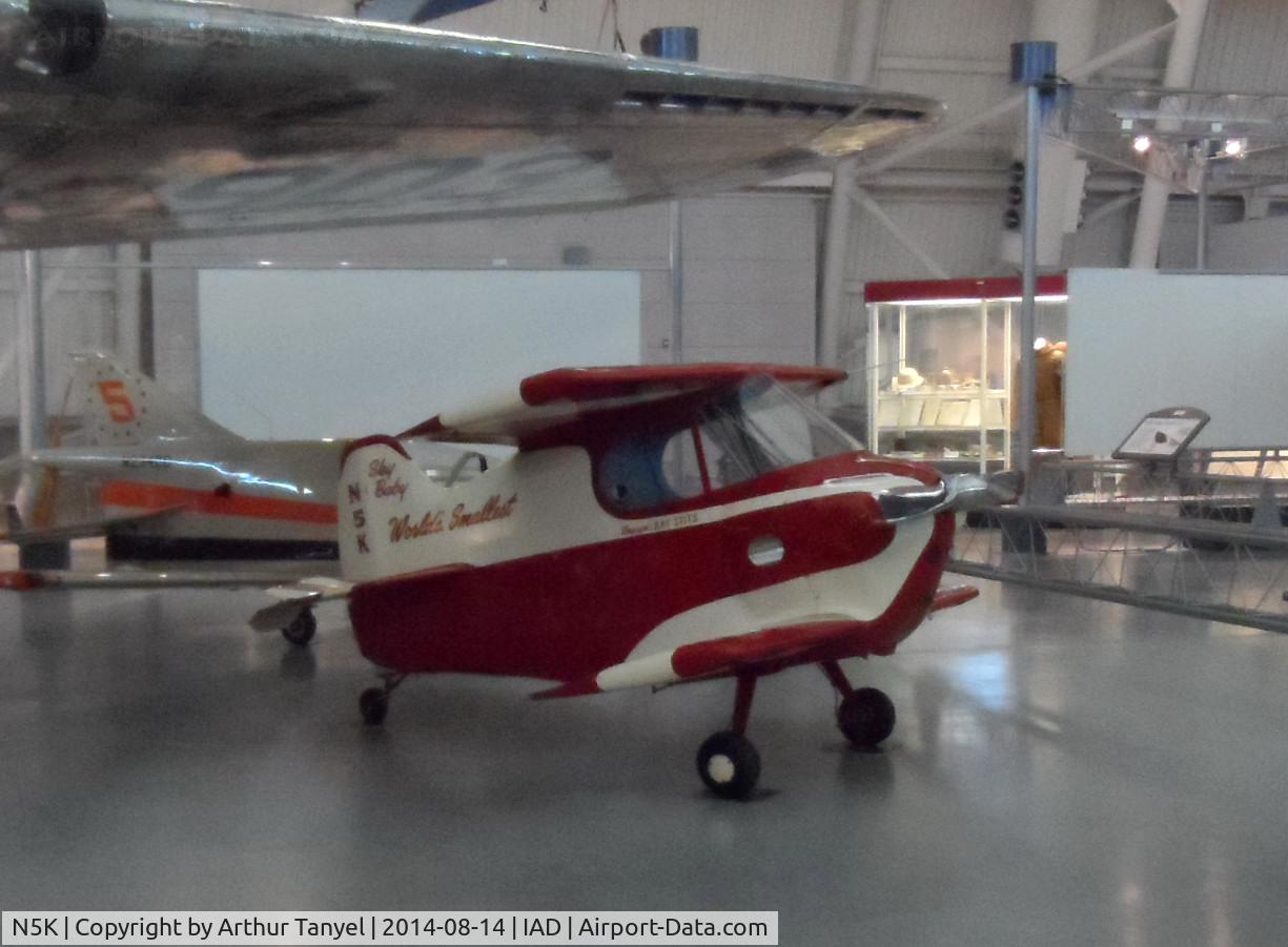 N5K, 1952 Stits SA-2 Sky Baby C/N 1, On display @ the Udvar-Hazy Center