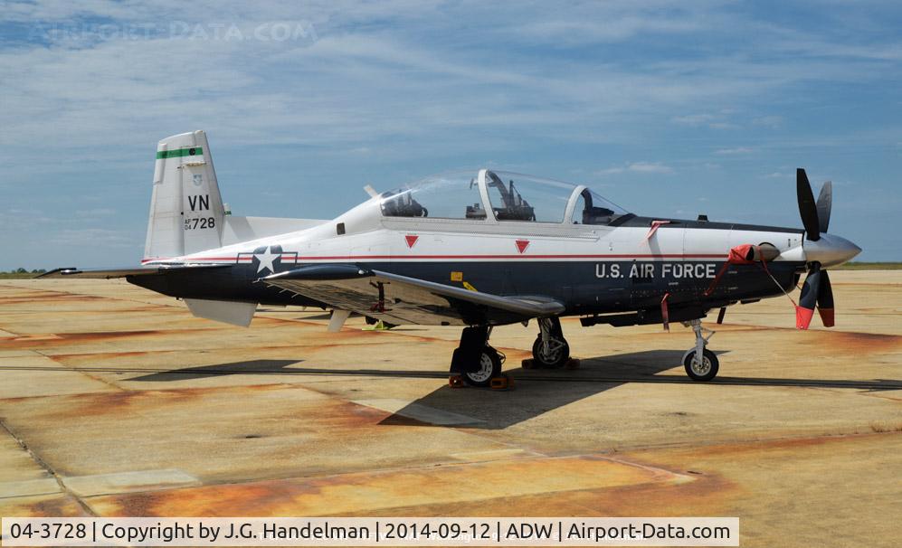 04-3728, 2004 Raytheon T-6A Texan II C/N PT-280, At NAF Washington