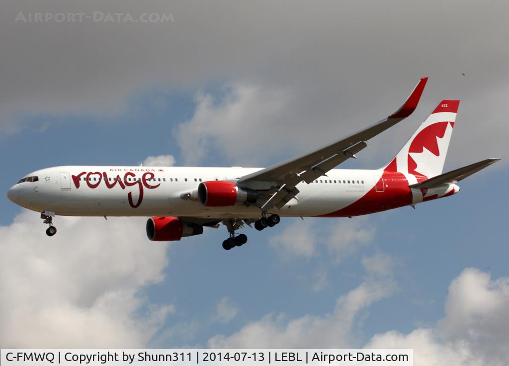 C-FMWQ, 1995 Boeing 767-333/ER C/N 25584, Landing rwy 25R