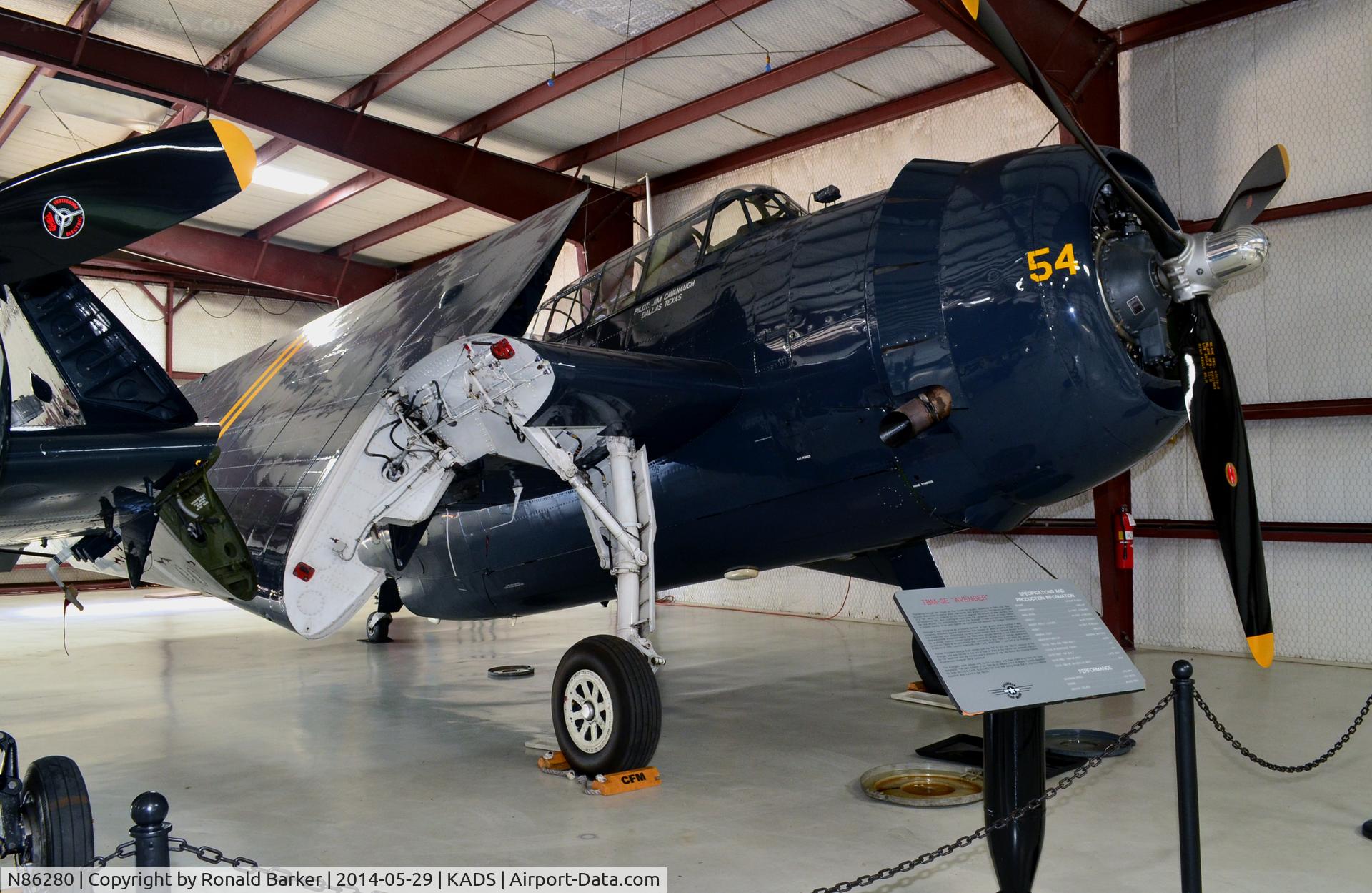 N86280, Grumman TBM-3E Avenger C/N 86280, Cavanaugh Flight Museum, Addison, TX