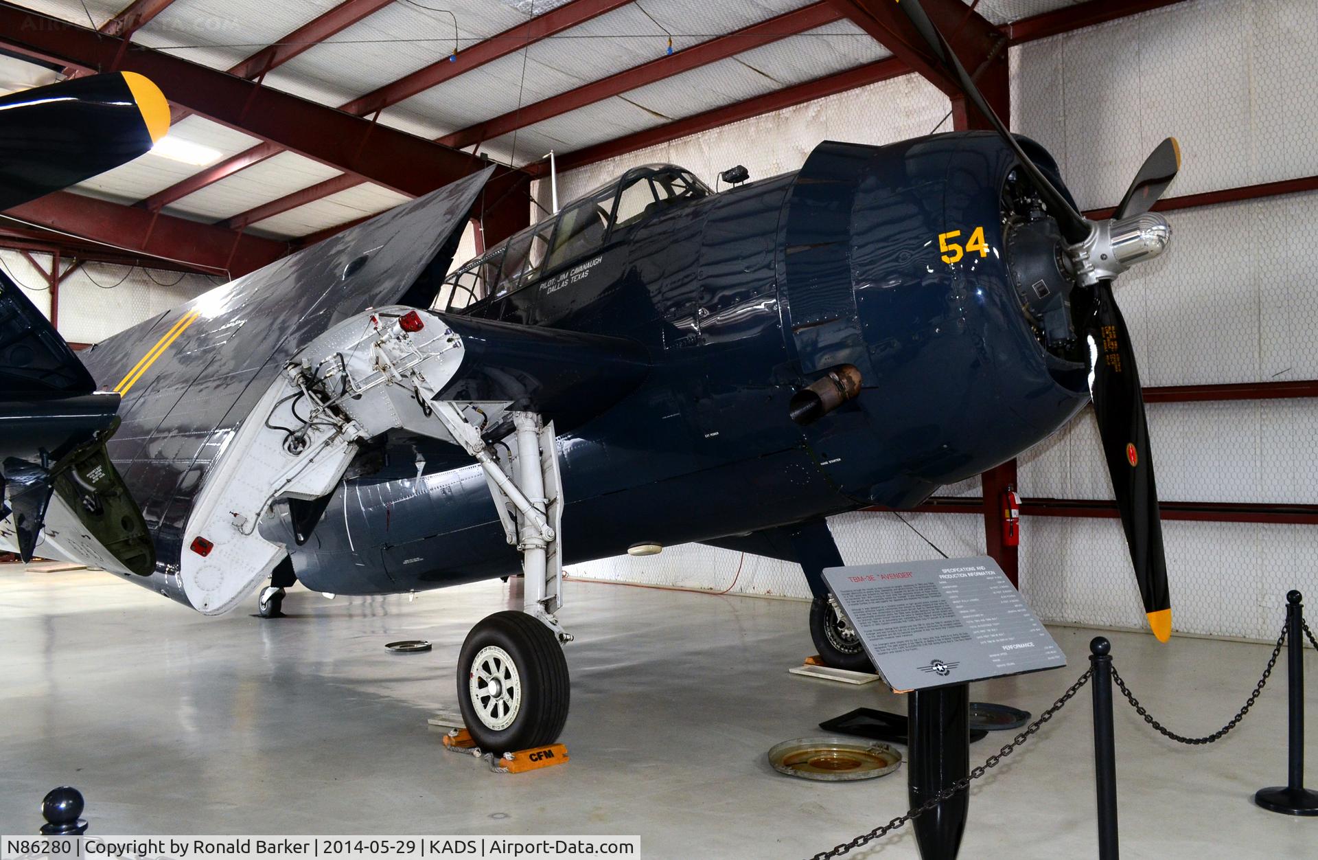 N86280, Grumman TBM-3E Avenger C/N 86280, Cavanaugh Flight Museum, Addison, TX