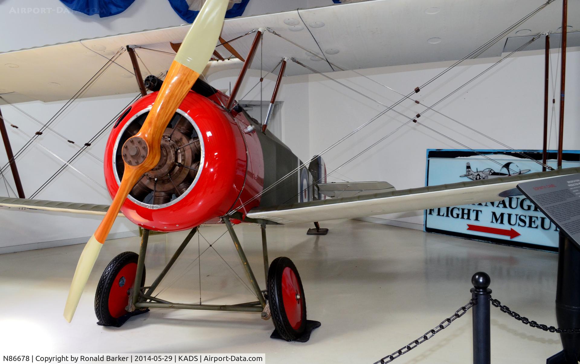 N86678, 1968 Sopwith F.1 Camel Replica C/N DS-100, Cavanaugh Flight Museum, Addison, TX