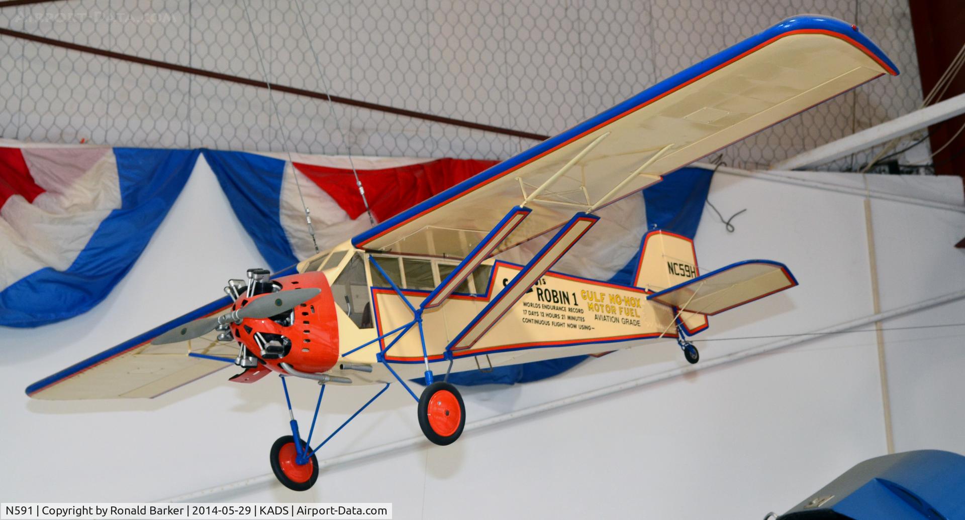 N591, 1929 Curtiss-Wright Robin C-1 C/N 428, Cavanaugh Flight Museum, Addison, TX
