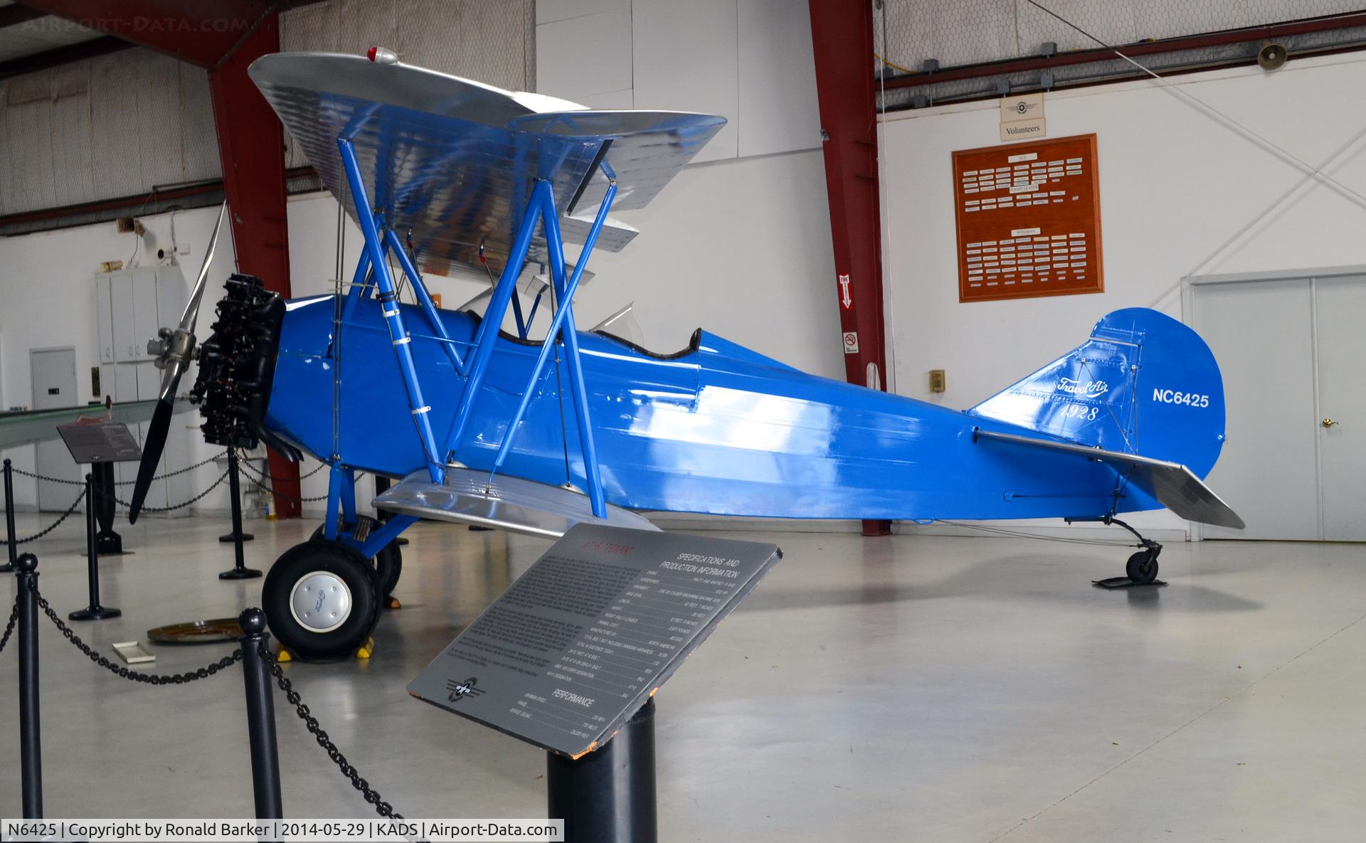 N6425, Curtiss-Wright Travel Air 4000 C/N 766, Cavanaugh Flight Museum, Addison, TX