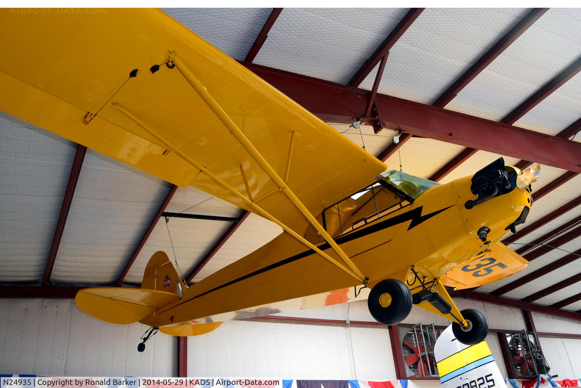 N24935, 1939 Piper J3C-65 Cub Cub C/N 3536, Cavanaugh Flight Museum, Addison, TX