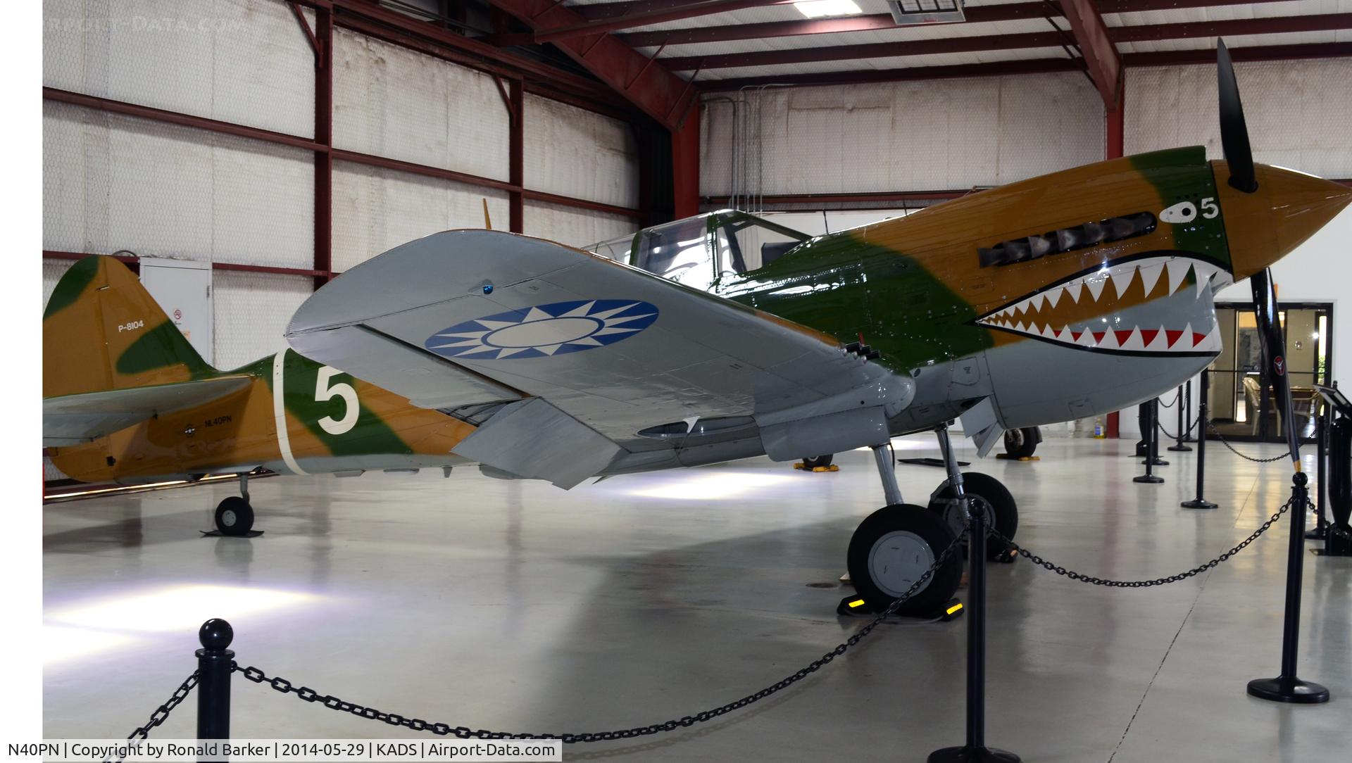 N40PN, 1944 Curtiss P-40N Warhawk C/N 33109, Cavanaugh Flight Museum, Addison, TX