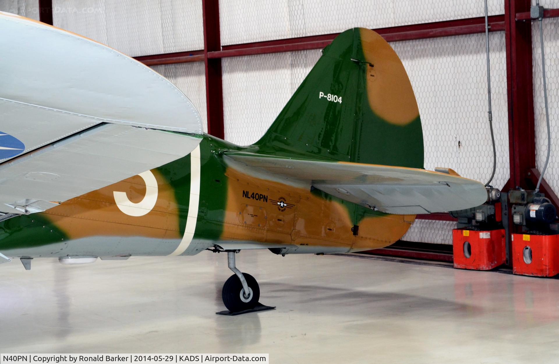 N40PN, 1944 Curtiss P-40N Warhawk C/N 33109, Cavanaugh Flight Museum, Addison, TX