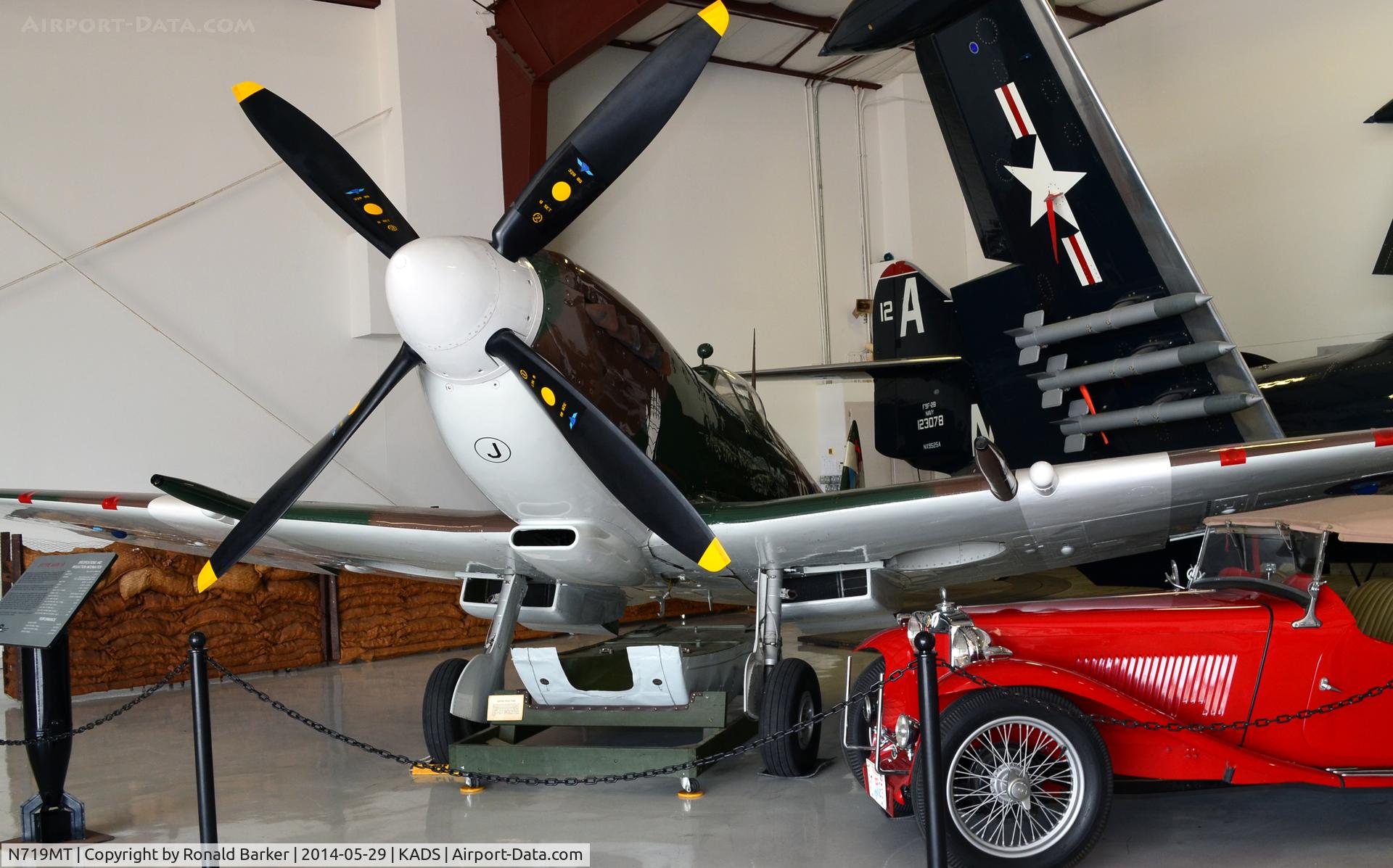 N719MT, 1944 Supermarine 359 Spitfire LF.VIIIc C/N 6S/479770, Cavanaugh Flight Museum, Addison, TX