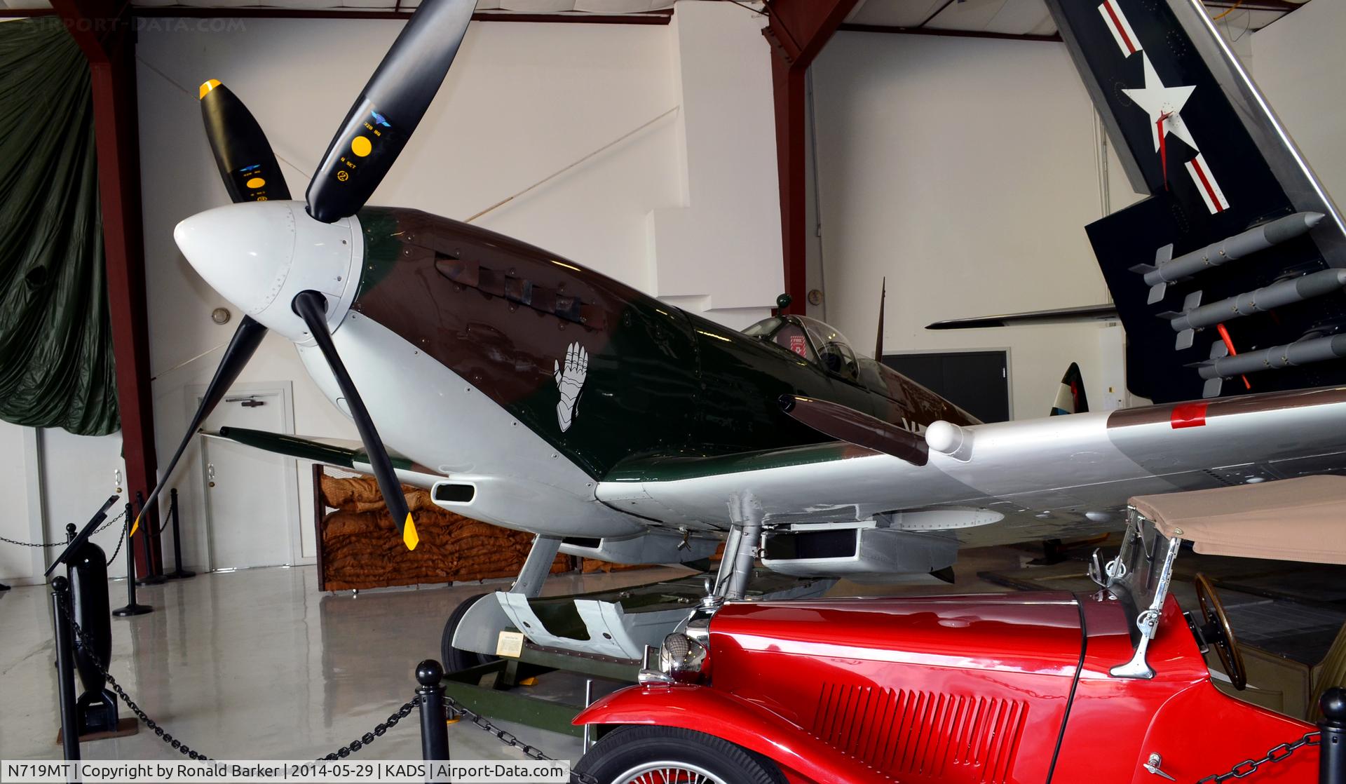 N719MT, 1944 Supermarine 359 Spitfire LF.VIIIc C/N 6S/479770, Cavanaugh Flight Museum, Addison, TX