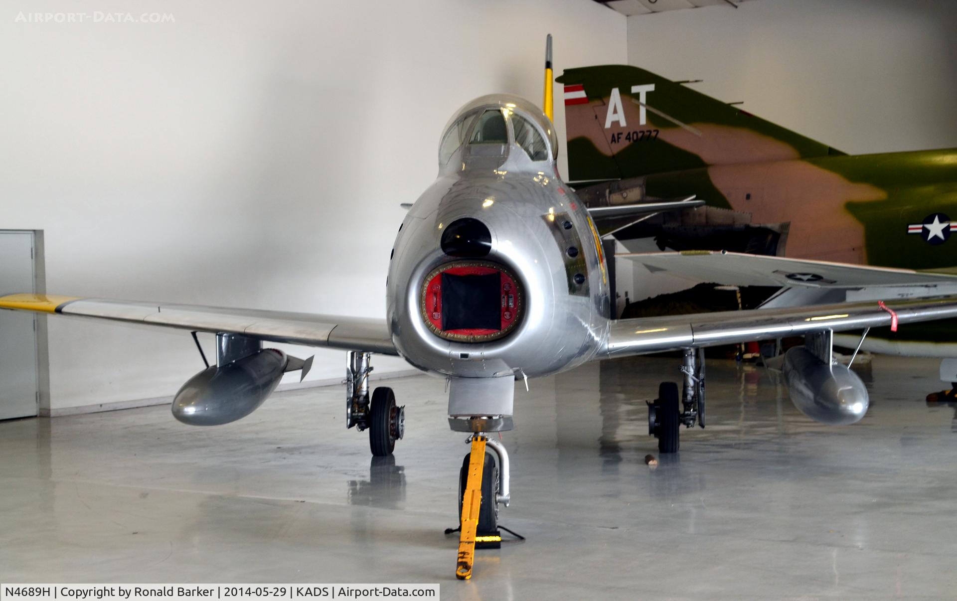 N4689H, 1954 Canadair CL-13 Sabre 5 C/N 1083, Cavanaugh Flight Museum, Addison, TX
