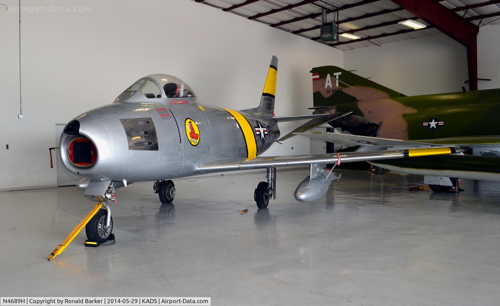 N4689H, 1954 Canadair CL-13 Sabre 5 C/N 1083, Cavanaugh Flight Museum, Addison, TX