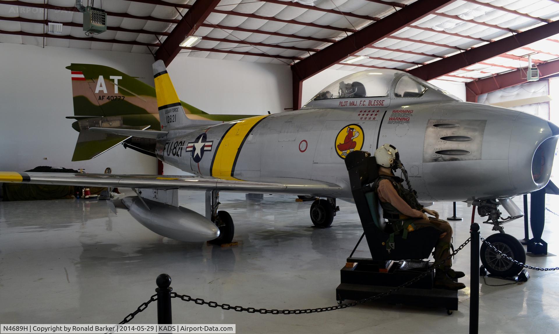 N4689H, 1954 Canadair CL-13 Sabre 5 C/N 1083, Cavanaugh Flight Museum, Addison, TX