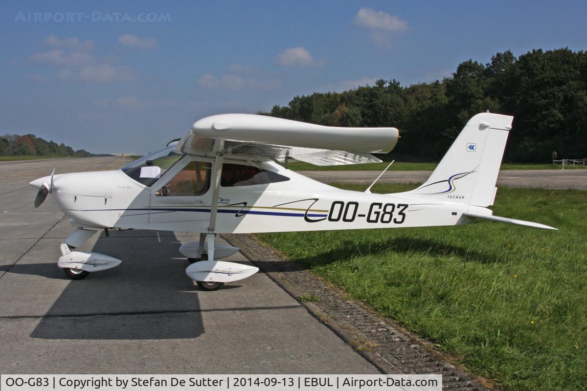 OO-G83, 2011 Tecnam P-92 Echo C/N 1375, Aero Club Brugge Fly-In 2014.