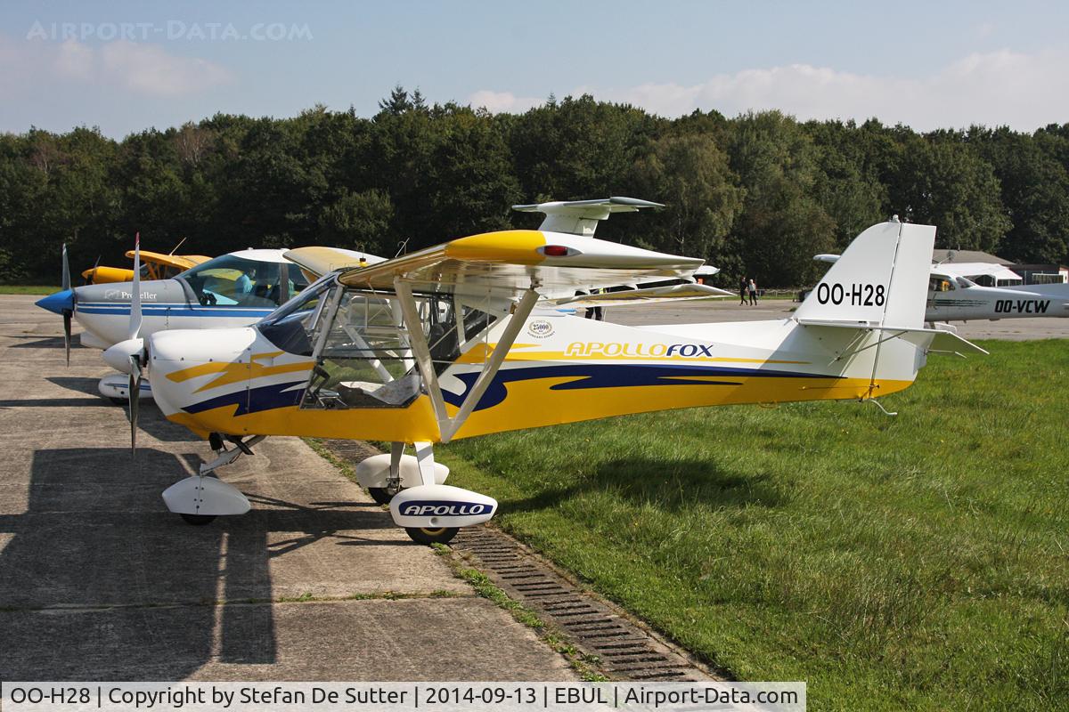 OO-H28, 2010 Halley Apollofox C/N FR300410, Aero Club Brugge Fly-In 2014.