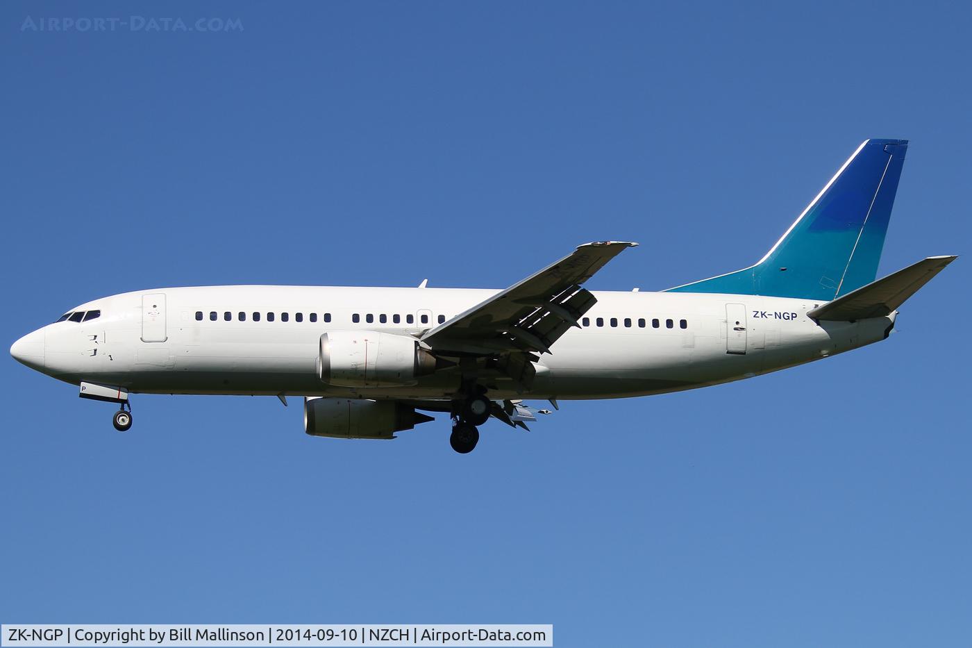 ZK-NGP, 1998 Boeing 737-33A C/N 27459, stripped of all logos and titles, after being retired from the fleet
