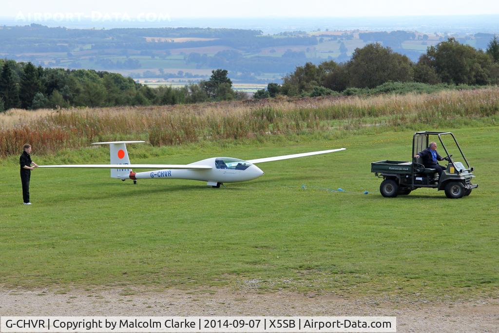 G-CHVR, Schempp-Hirth Discus b C/N 560, Schempp-Hirth Discus B at Sutton Bank UK, September 2014.