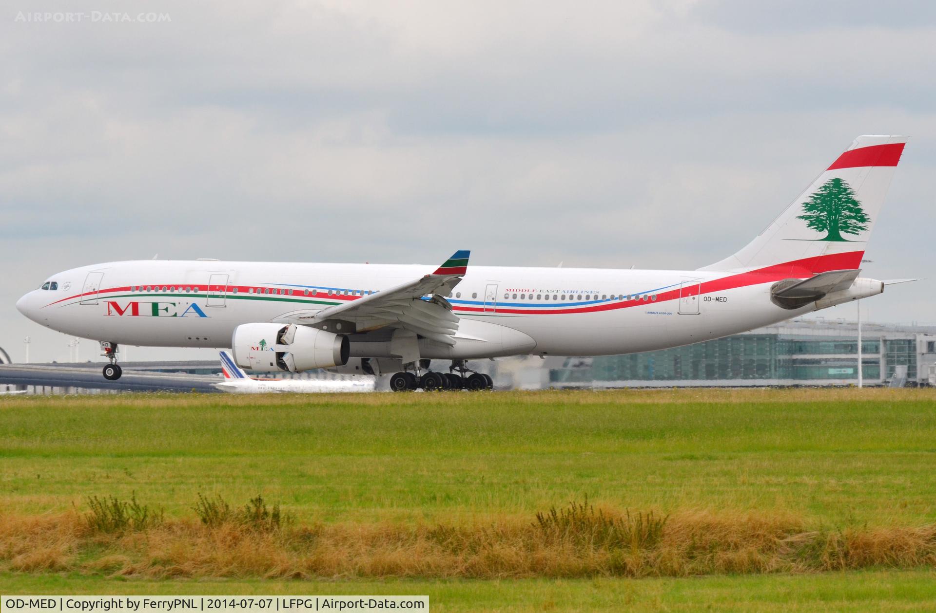 OD-MED, 2008 Airbus A330-243 C/N 926, MEA A332 landing