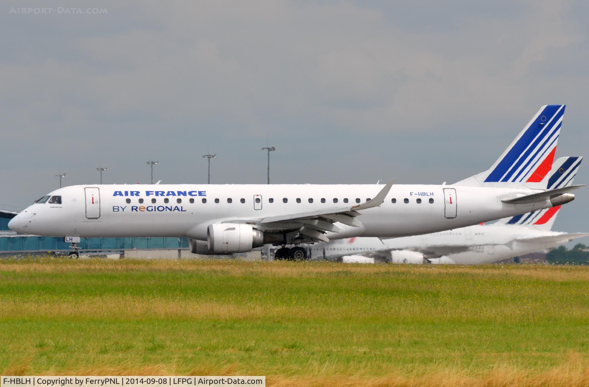 F-HBLH, 2009 Embraer 190LR (ERJ-190-100LR) C/N 19000266, Air France ERJ190