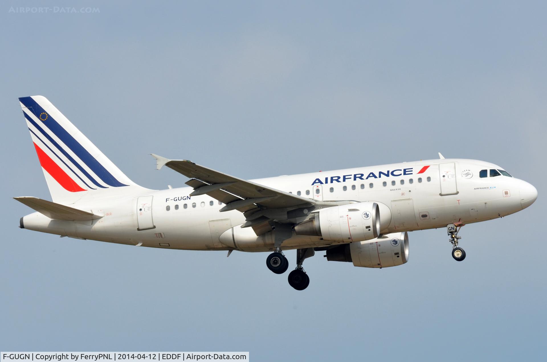 F-GUGN, 2006 Airbus A318-111 C/N 2918, Air France A318